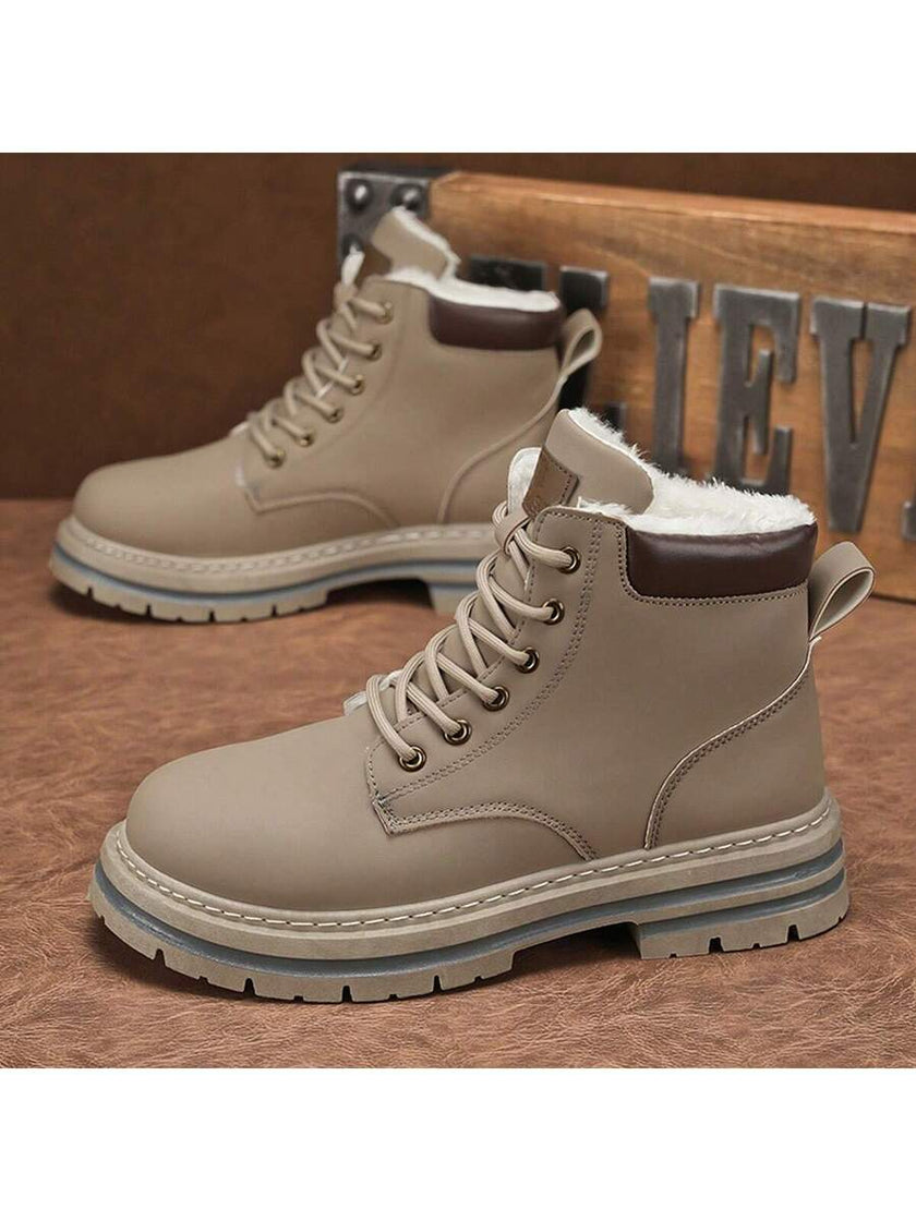 Stylish Winter Boots Grey - 9