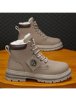 Stylish Winter Boots Grey - 10