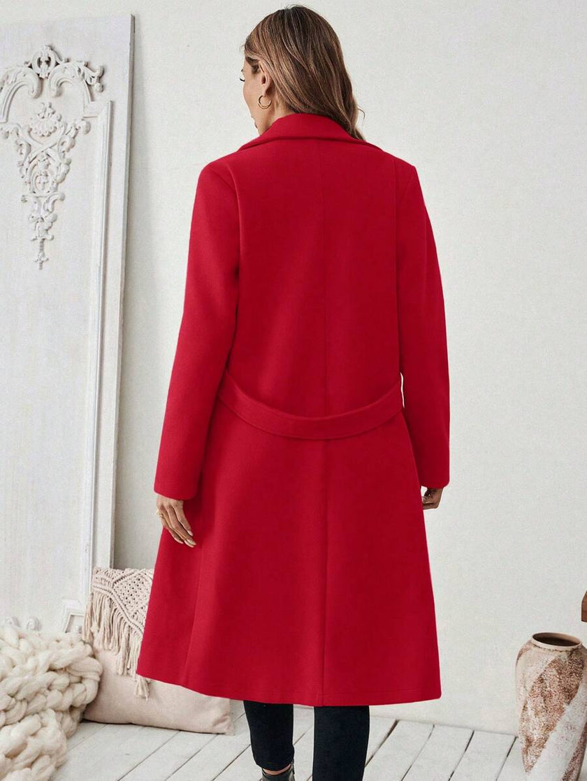 Camel Wool Blend Coat - 30