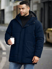 Padded Hooded Jacket Black - 24