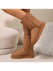 Cozy Suede Snow Boots - 15