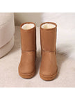 Cozy Suede Snow Boots - 11