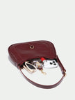 Chic Crescent Bag Burgundy