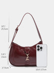 Chic Crescent Bag Burgundy