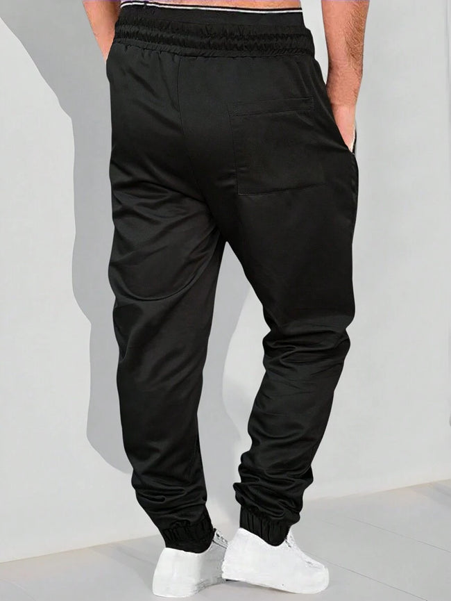 Slim Fit Cargo Trousers Dark Grey