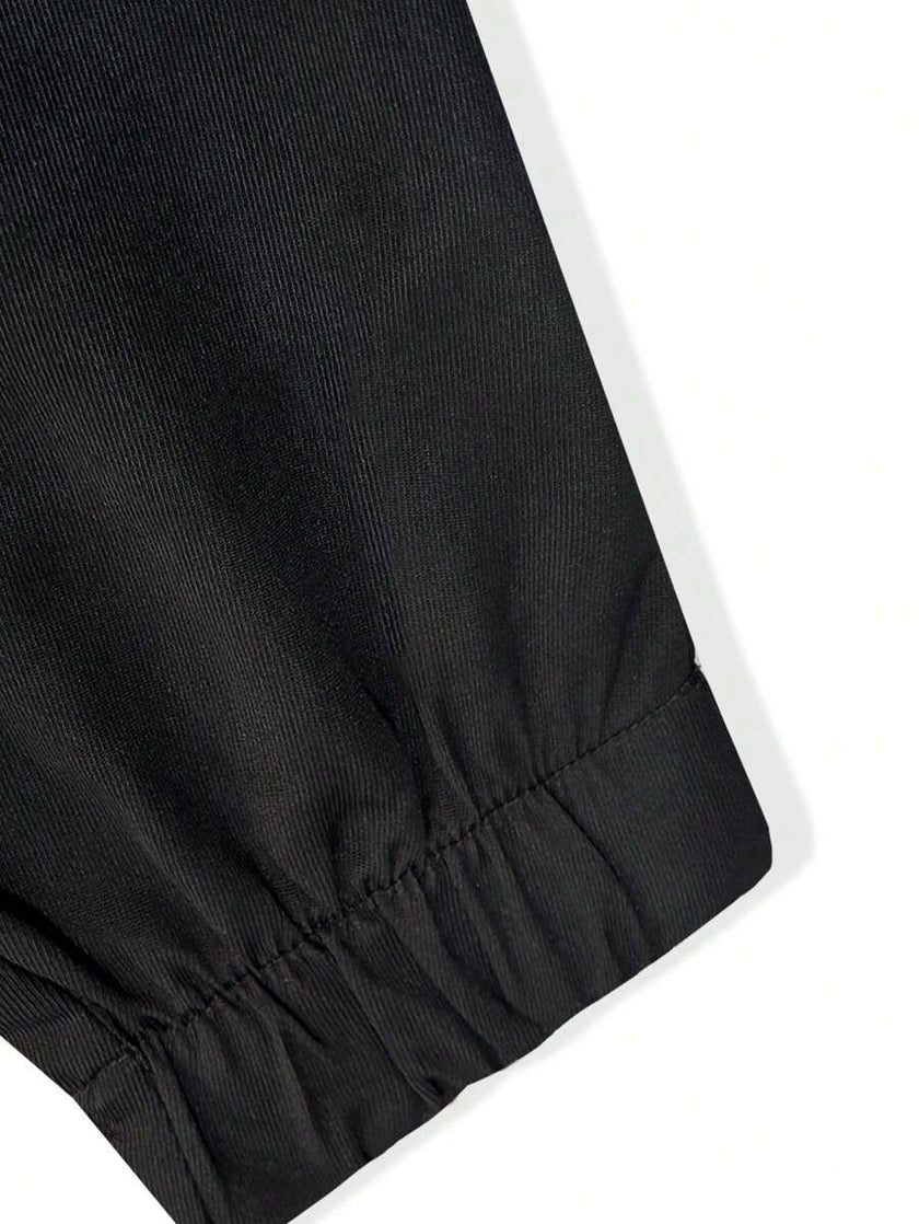 Slim Fit Cargo Trousers Dark Grey