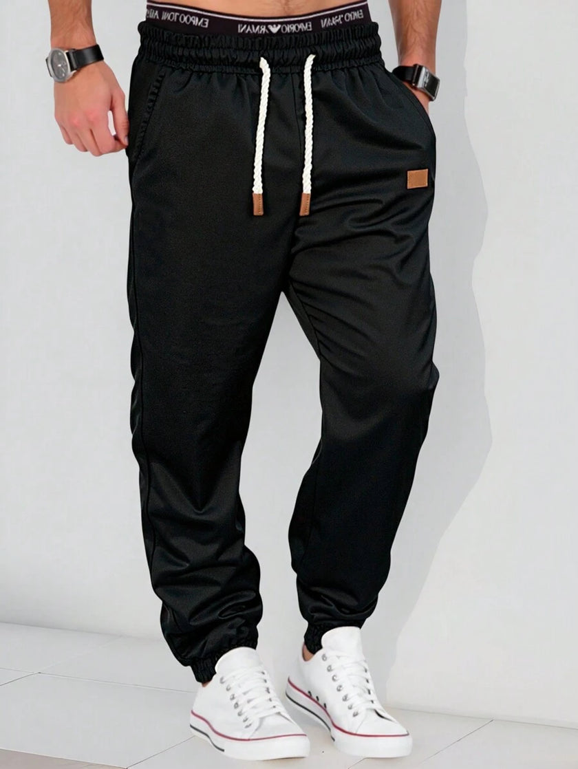 Slim Fit Cargo Trousers Dark Grey
