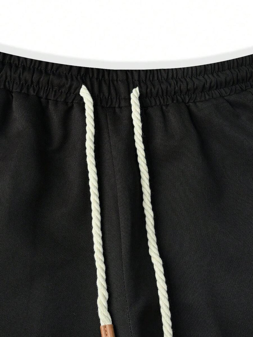 Slim Fit Cargo Trousers Dark Grey