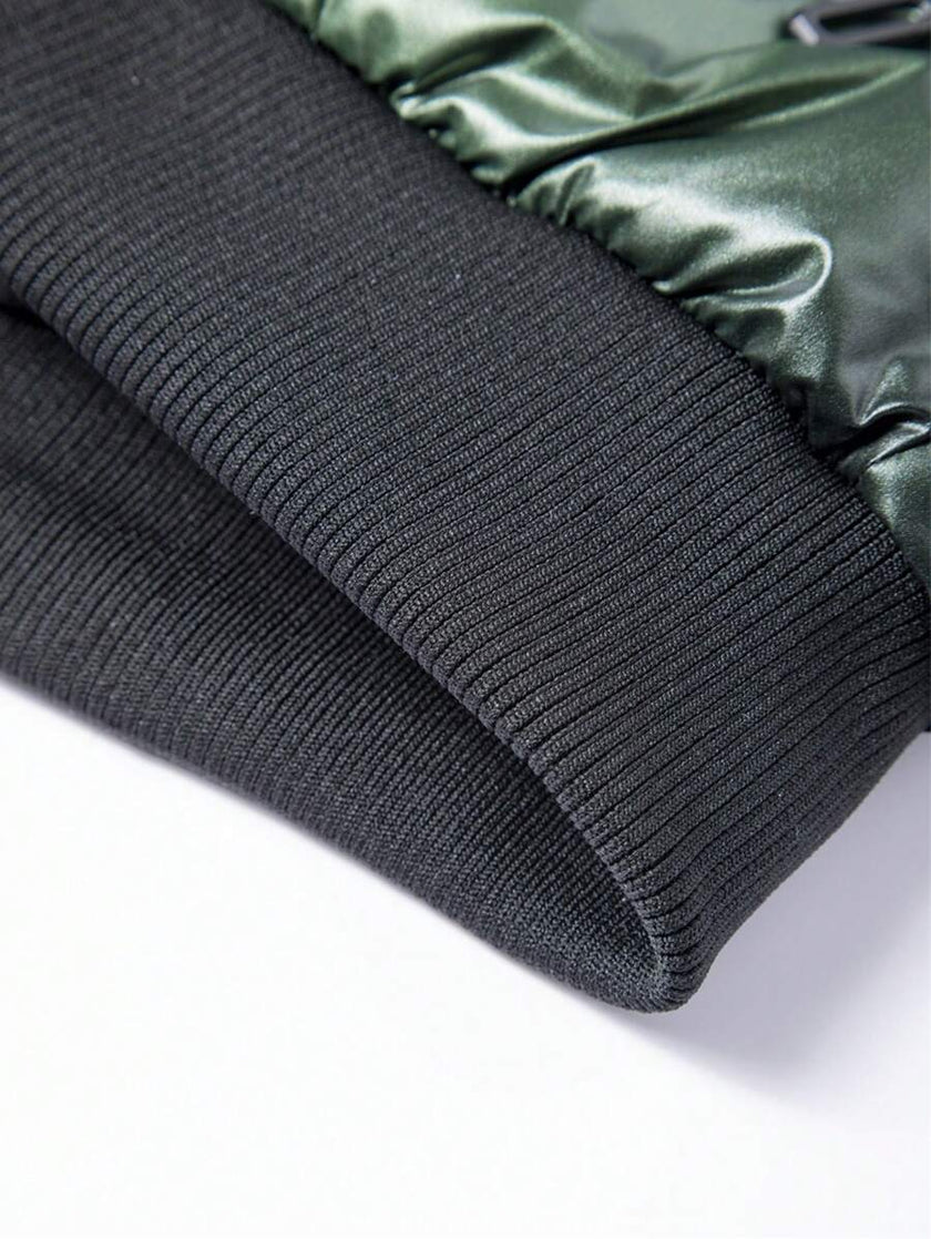 Padded Hooded Coat Blue - 13