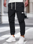 Slim Fit Cargo Trousers Dark Grey
