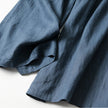 Liam - Stones Plain Color Cotton Linen High Waist Wide Leg Pants With Pockets