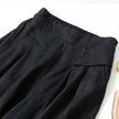 FJØRNA lightweight summer trousers for women, high waist wide leg design with pockets, casual and comfortable fit.