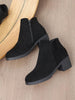 Chunky Black Ankle Boots - 6