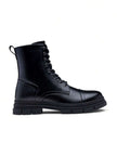 Black Combat Boots High Top - 14