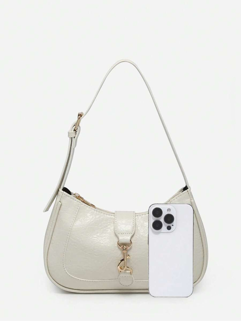 Chic Crescent Bag Burgundy