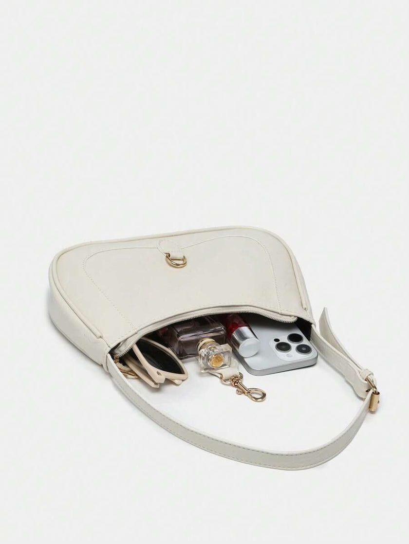 Chic Crescent Bag Burgundy