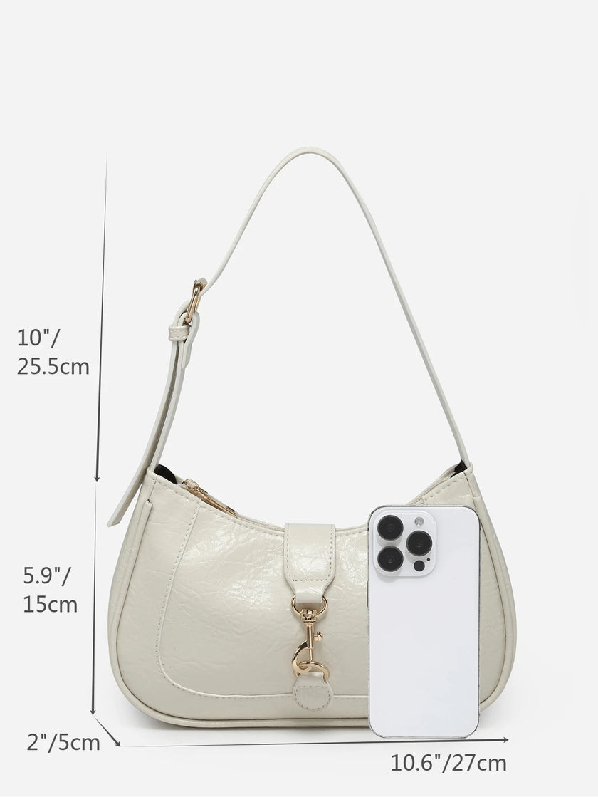 Chic Crescent Bag Burgundy