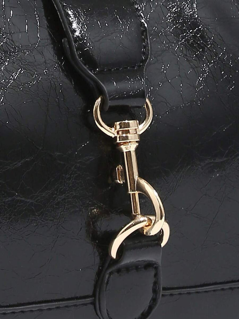 Chic Crescent Bag Burgundy