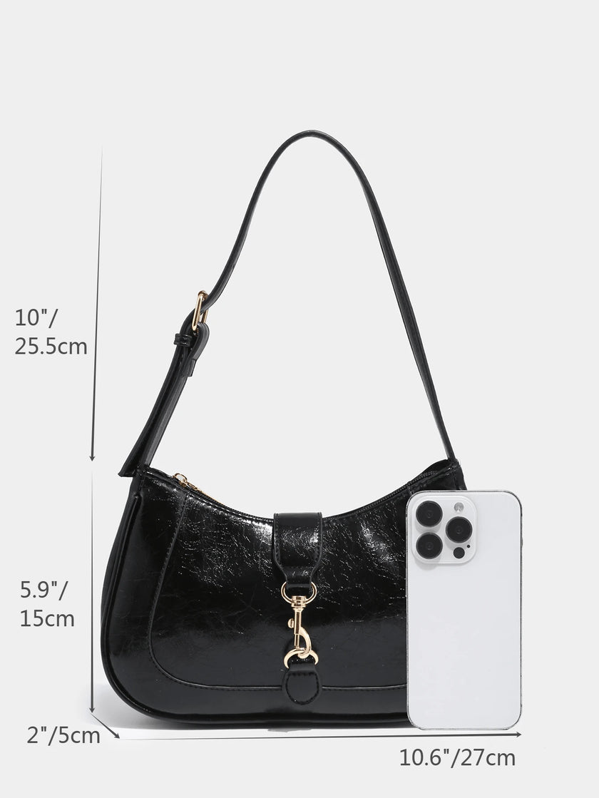 Chic Crescent Bag Burgundy