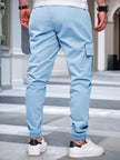 Slim Fit Cargo Trousers Dark Grey