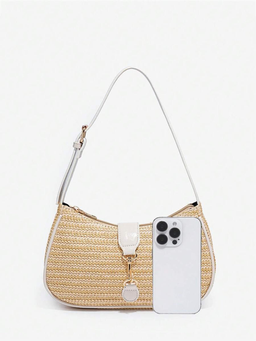 Chic Crescent Bag Burgundy