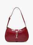 Chic Crescent Bag Burgundy