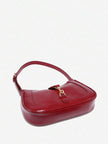 Chic Crescent Bag Burgundy