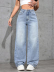 Retro Straight Leg Jeans