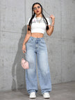 Retro Straight Leg Jeans