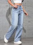 Retro Straight Leg Jeans