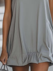 Grey Sleeveless Mini Dress | Casual Dress