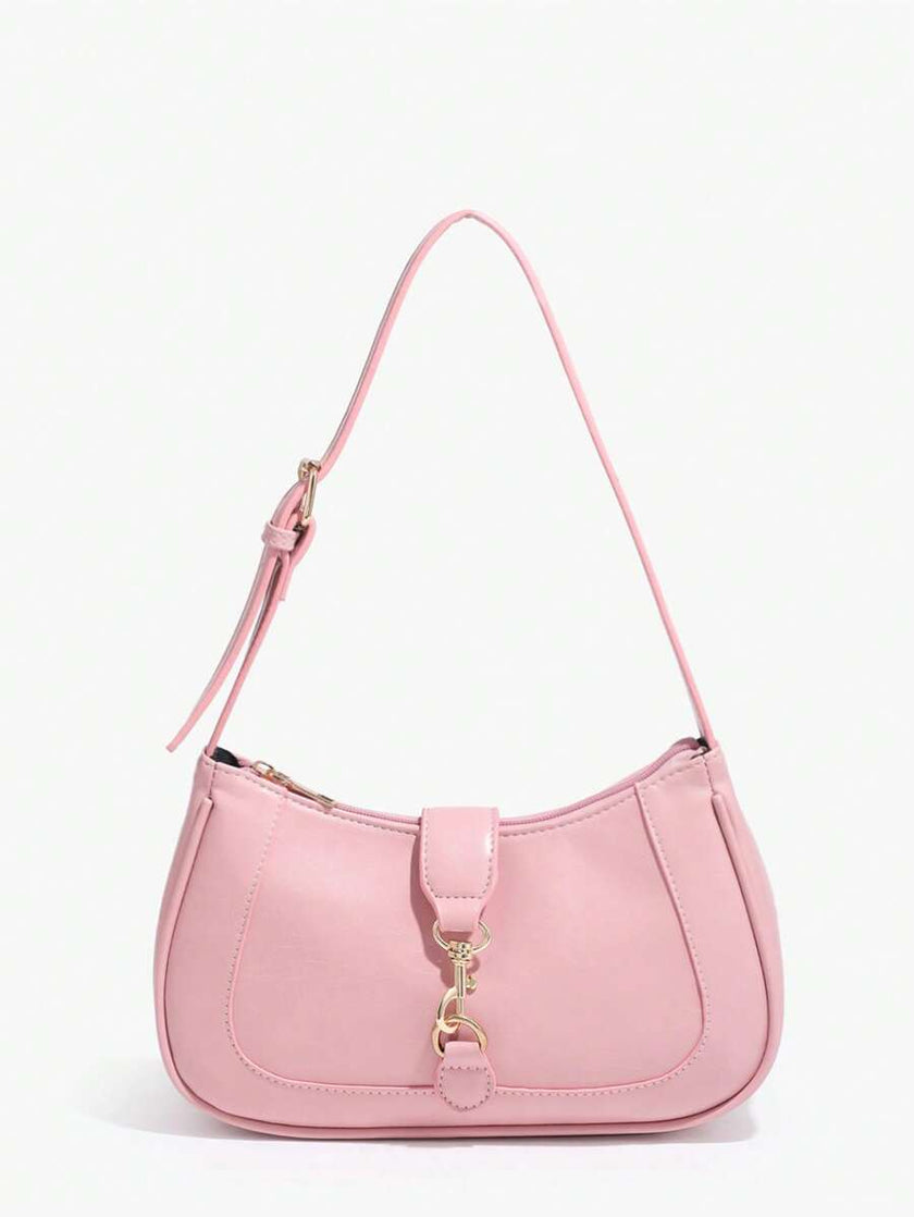 Chic Crescent Bag Burgundy