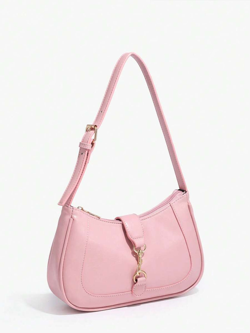 Chic Crescent Bag Burgundy