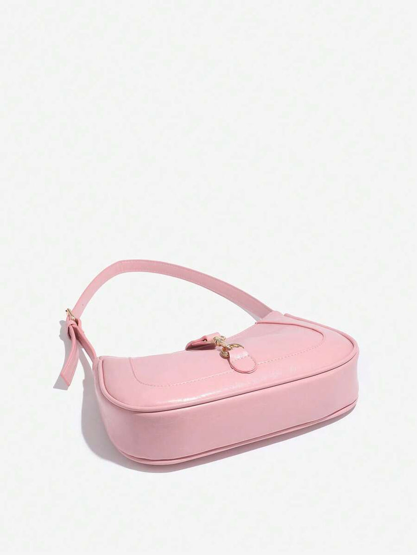 Chic Crescent Bag Burgundy