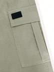 Slim Fit Cargo Trousers Dark Grey