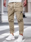 Slim Fit Cargo Trousers Dark Grey