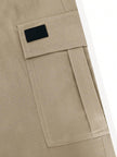 Slim Fit Cargo Trousers Dark Grey