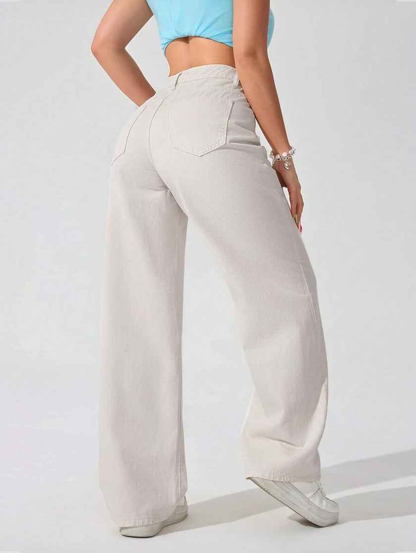 Retro Straight Leg Jeans