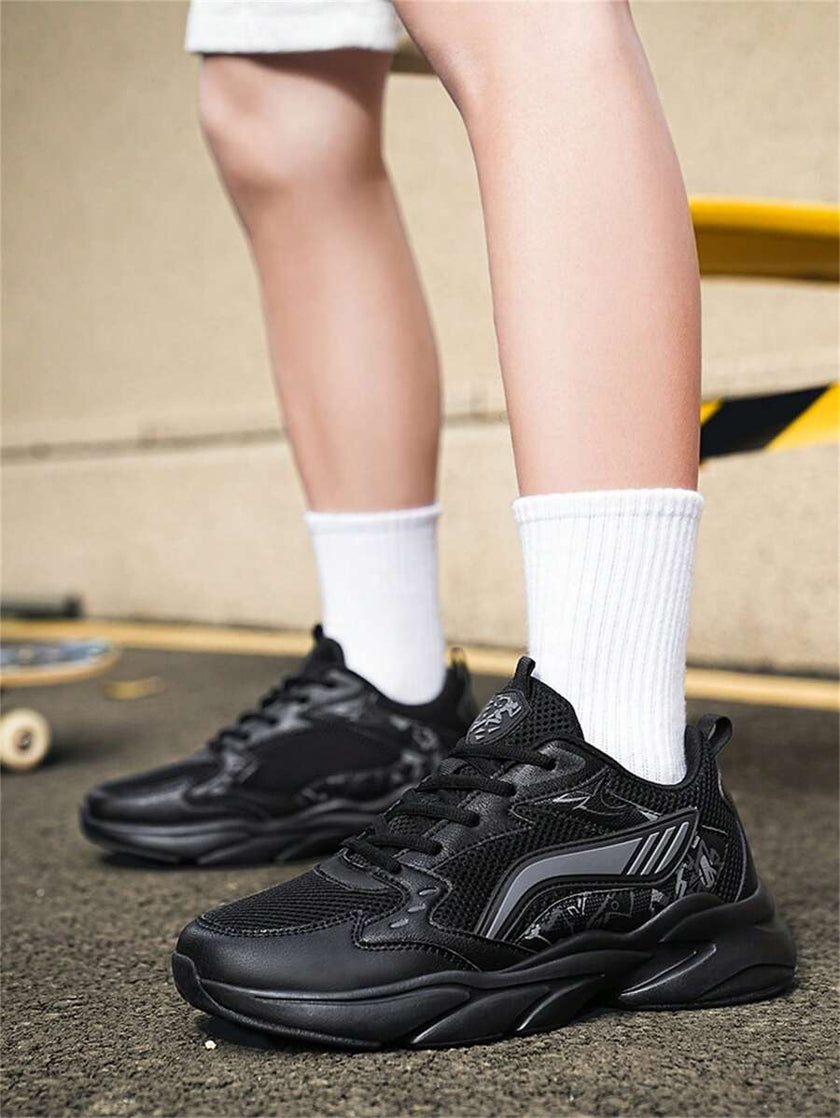 Breathable Chunky Sneakers Beige