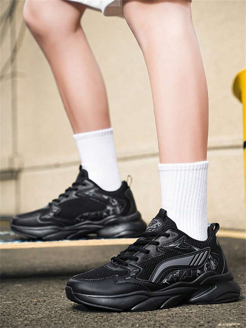 Breathable Chunky Sneakers Beige