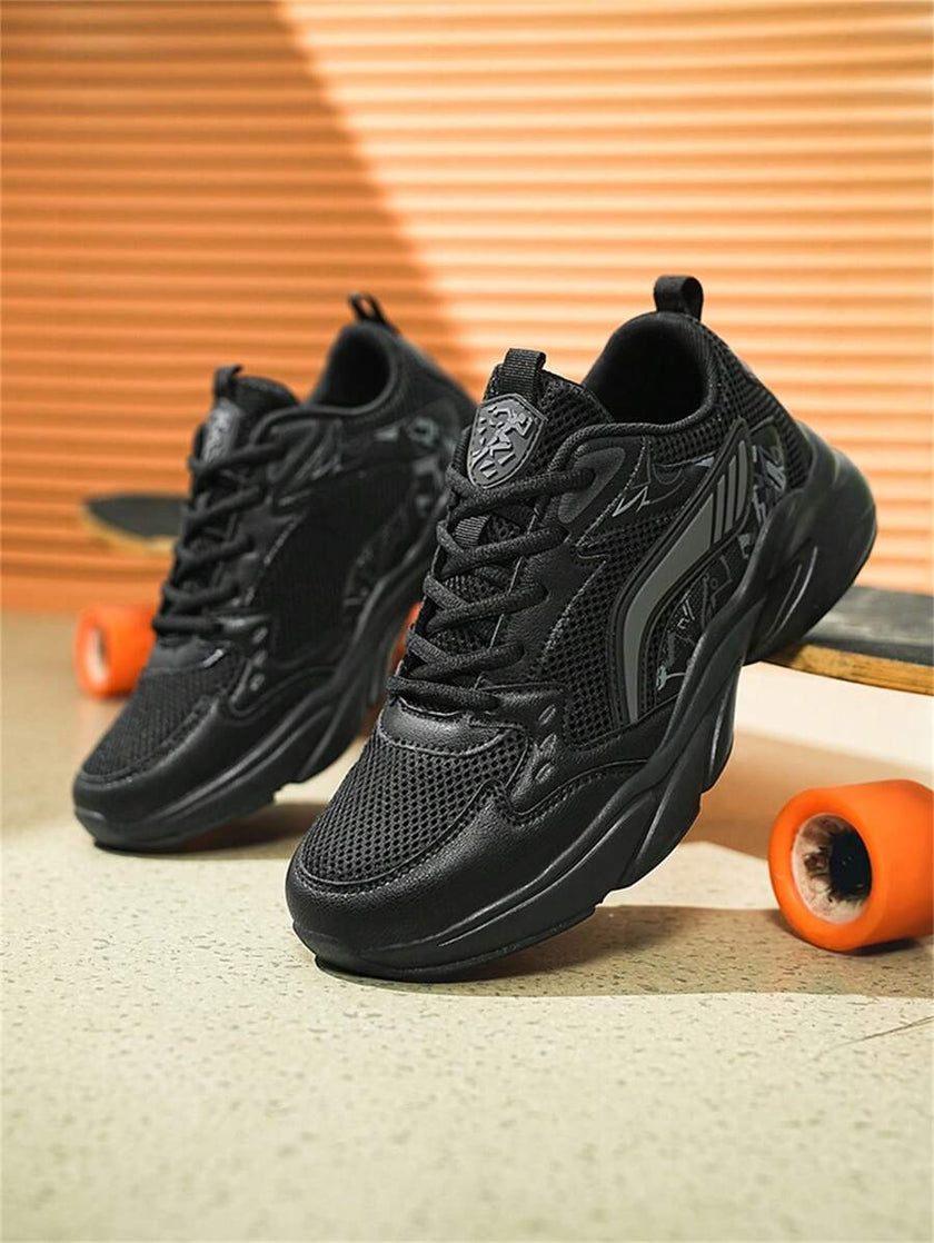 Breathable Chunky Sneakers Beige