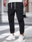 Slim Fit Cargo Trousers Dark Grey
