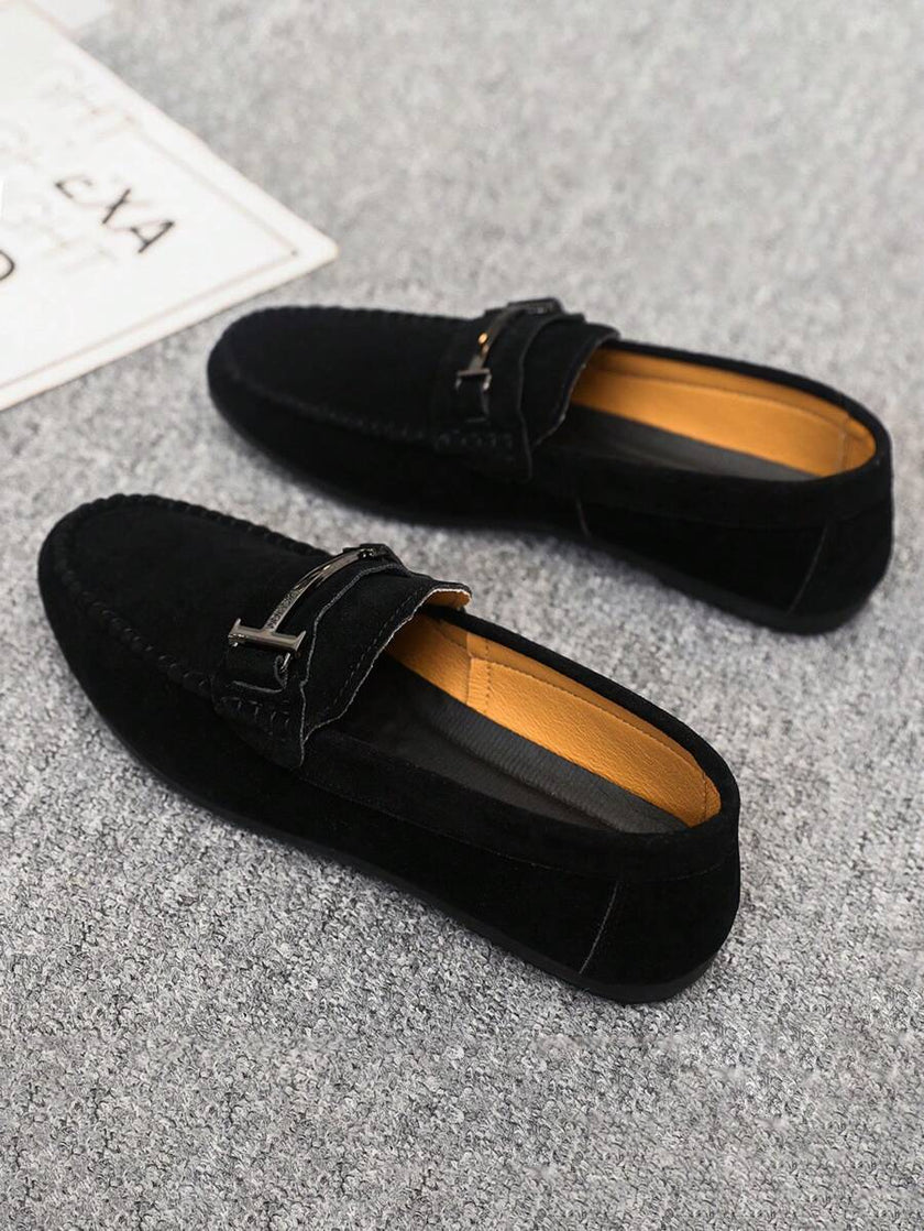 Breathable Driving Loafers Black - 4