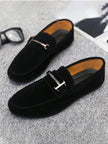 Breathable Driving Loafers Black - 3