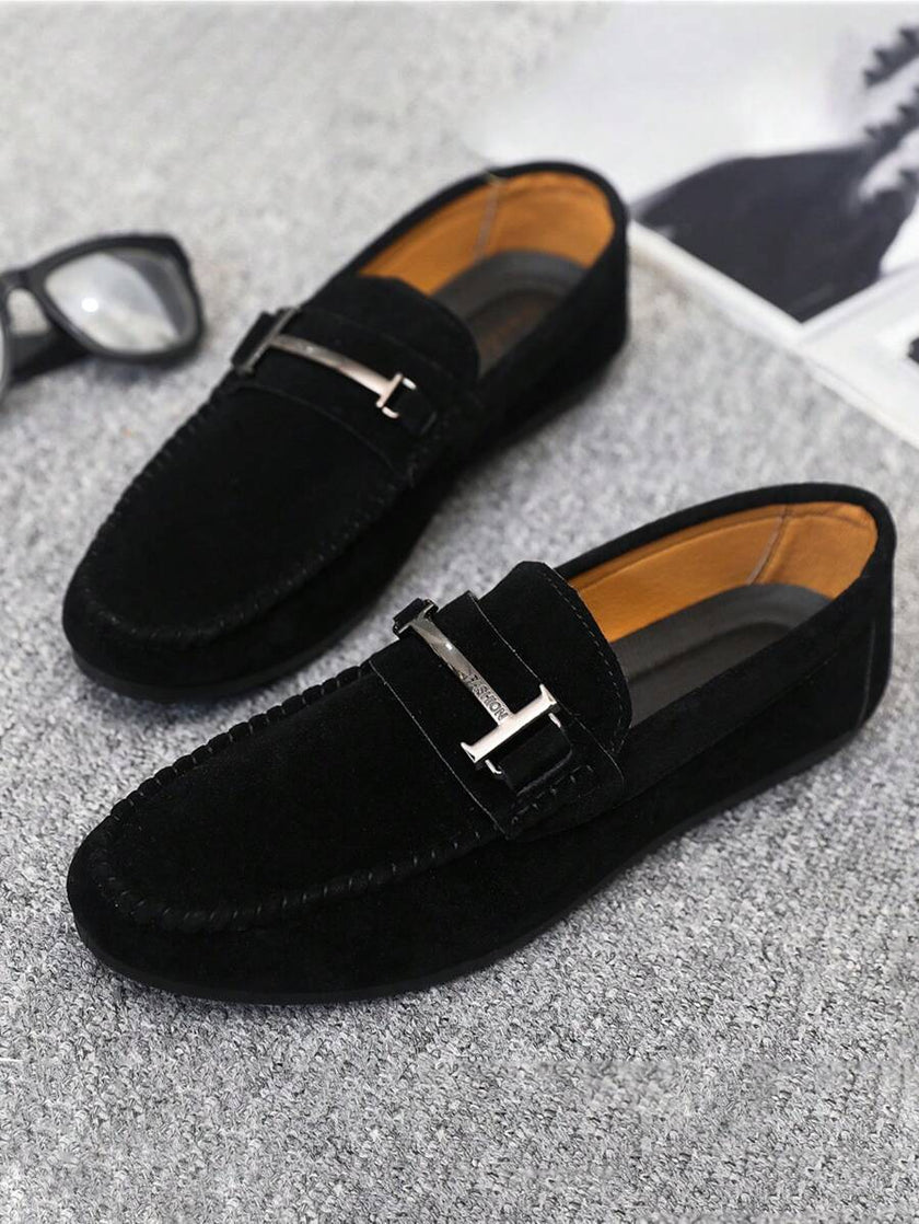 Breathable Driving Loafers Black - 3