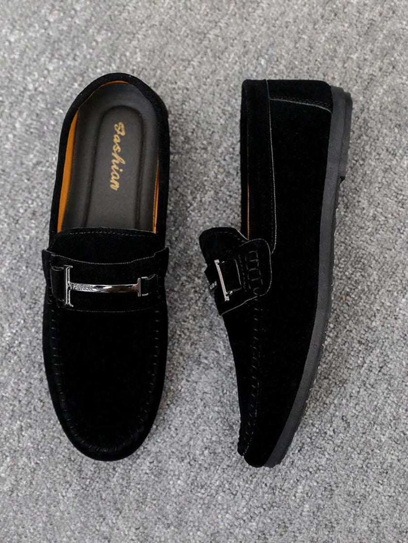 Breathable Driving Loafers Black - 5