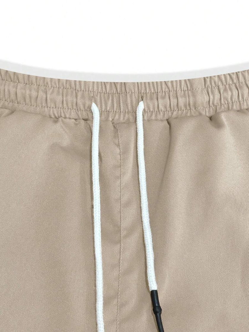 Slim Fit Cargo Trousers Dark Grey