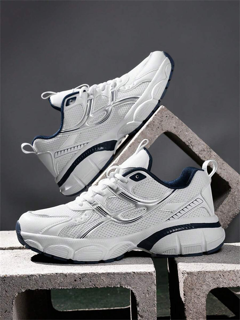 Breathable Chunky Sneakers Beige