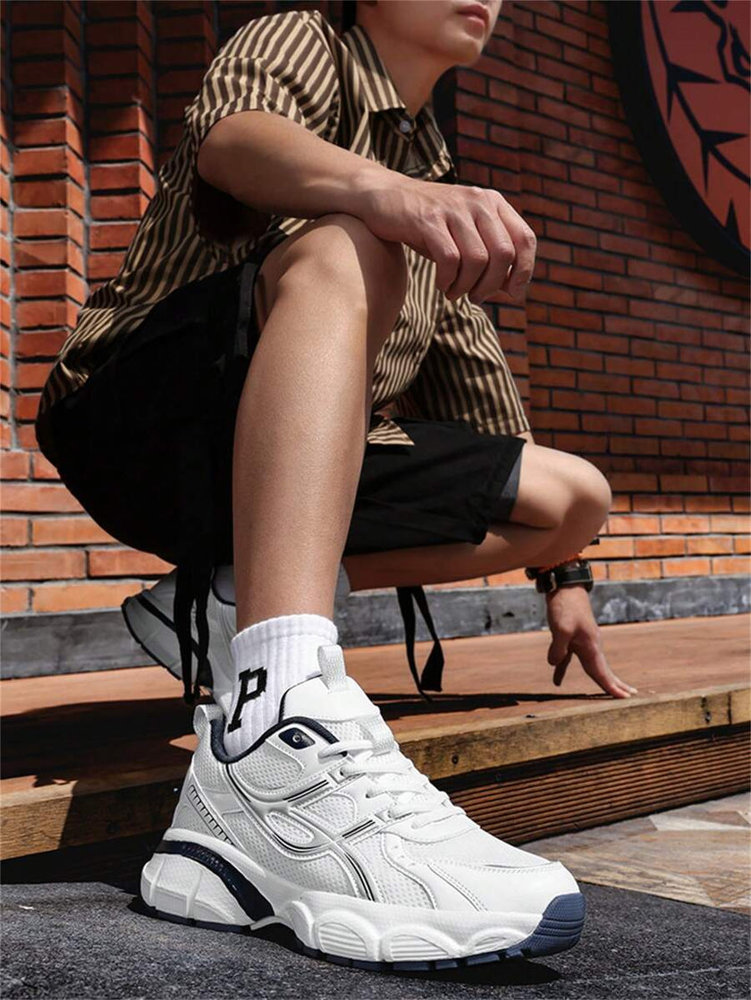 Breathable Chunky Sneakers Beige