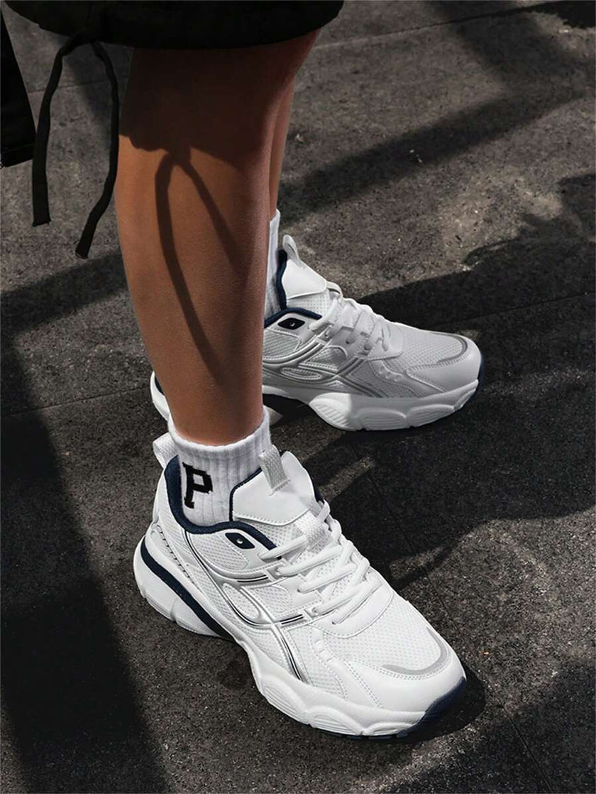 Breathable Chunky Sneakers Beige